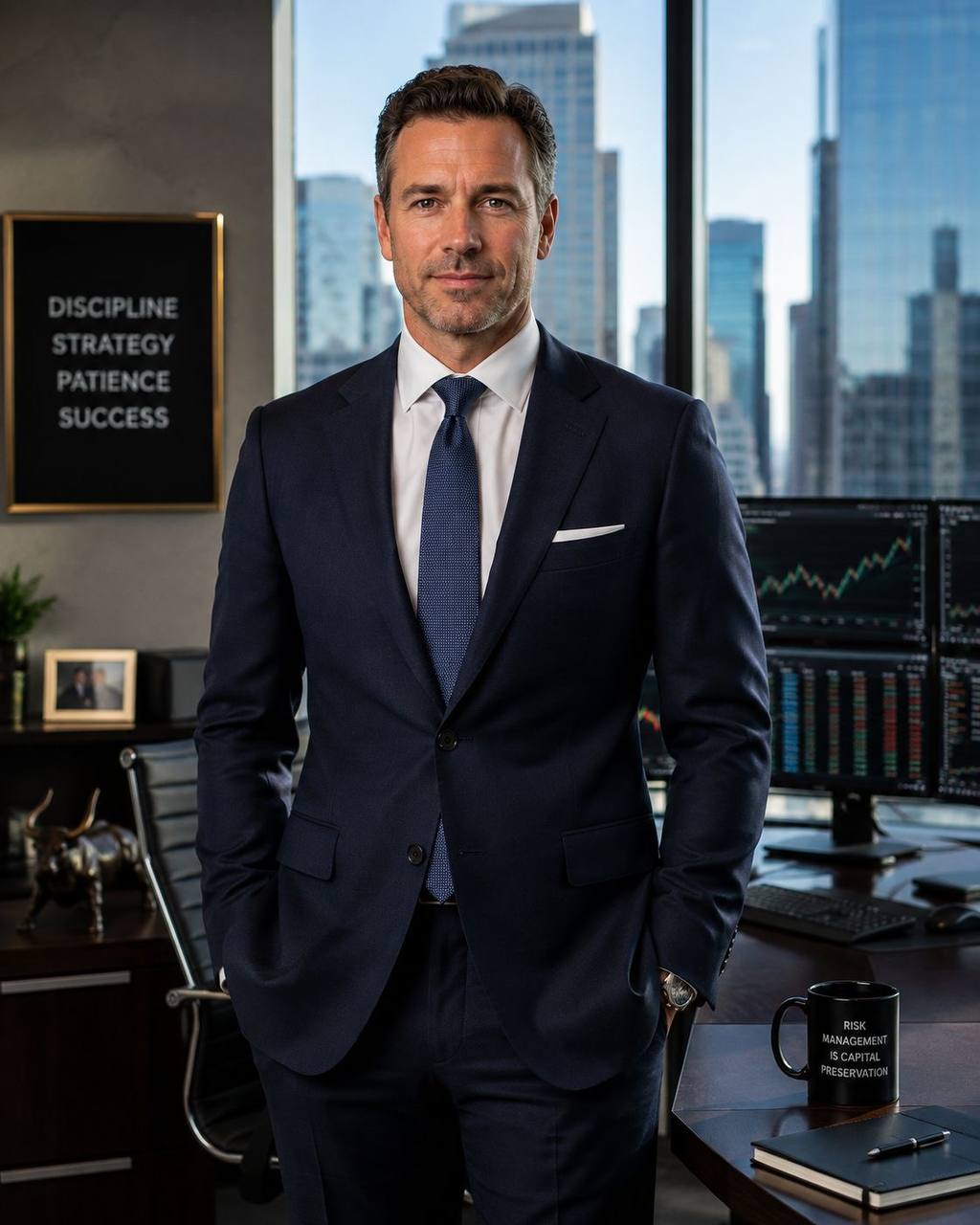 Kurt M Johnson in a professional office